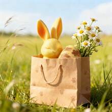 Bunny Sakura Egg Resin Silicone Mold - Easy Release, Reusable, Multi-Purpose Craft Mold For DIY Candle Making, Epoxy Resin, Clay & Plaster Decor, Ideal For Handmade Enthusiasts And Seasonal Gift Projects - Mould - View 3