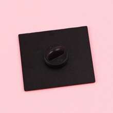 “我要死在试图抚摸不该抚摸的东西上了。” 趣味语录珐琅徽章，胸针、翻领别针、背包徽章，服装配饰，珠宝，朋友礼物 - 黑色 - 查看 7