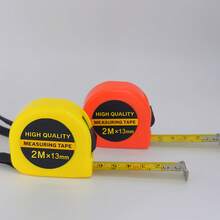 2m Measuring Tape, Yellow Dual Scale Metric & Inch Blade, Compact Retractable Tape Measure, Red Or Yellow Case Options For Home & DIY Use - 2-meter Measuring Tape - View 6