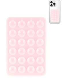 1-3个装硅胶吸盘手机支架，硅胶粘性智能手机支架，防滑吸盘，自拍视频手机配件支架，黑色 - 彩色 - 查看 8