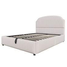 Bed Bases & Foundations - White+ Charcoal + Upholstered + 140cm*200cm - View 11