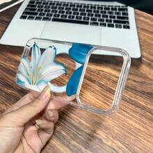 1个花卉图案软边透明磁吸手机壳，抗氧化不泛黄，兼容 7、8、XR、11、12 Pro、13 Mini、14 Plus、15、16、17 Pro Max以及Galaxy A05S、A15、A16、A25、A26、A36、A54、A56、S21 FE、S22 Plus、S23 Ultra、S24、S25 Plus、S26 Ultra。 - 無色 - 查看 2