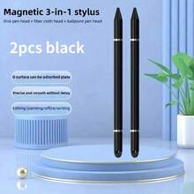 2pcs/Set High Precision 3-In-1 Stylus Pen, Compatible With Apple IPad, Apple Pencil, Writing & Drawing Capacitive Pen Gifts For Mother, Family, Friends, Kids, Birthday, Holiday - Multicolor - View 10