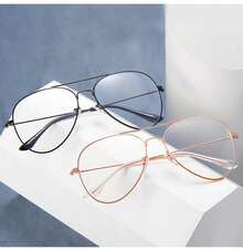 2 Lentes Fotocromáticos Par Computadora Anti Luz Azul Pf6169 - Negro - Ver 6