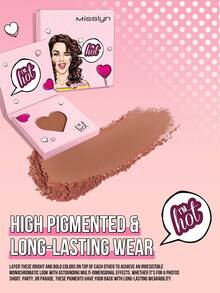 Misslyn 高显色度、顺滑易晕染的眼影，哑光、珠光和闪片三种妆效，持久不晕染，易于搭配，迷你便携包装 - #26 - 查看 6