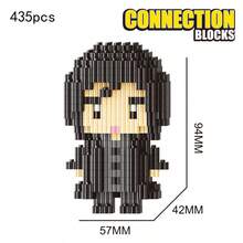 Magic Academy Series Minifigure Micro Stacking Building Blocks, Tandem Puzzle, Educational Assembly Toy, Model Ornament, Ideal For Birthday Gift - Multicolor - View 9