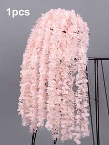 1/5pcs Artificial Wisteria Vine, Approx. 100cm Length Fake Orchid Vines, Suitable For Indoor/Outdoor Decor, Wedding Decoration, Romantic Room/Home Decor, Garden Decor, Family Gathering, Valentine's Day, Birthday Party Decoration - Multicolor - View 14