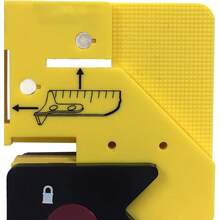 1pc Trimming Woodworking Auxiliary Tools, Decorative Rules, Oblique Cutting Auxiliary, Portable Woodworking Tools, Suitable For Home And Travel - Multicolor - View 5