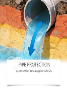 jakehoe Drain Cleaner - Suitable For Kitchen, Bathroom, Sink, Toilet. Dissolves Grease, Food Waste, Hair, Toilet Clogs. No Disassembly Required, Protects Pipes, Prevents Clogging, Keeps Pipes Flowing Smoothly. Essential Household Pipe Cleaning Tool - Powdery - View 4