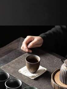 1个陶瓷拿铁咖啡杯，高品质陶瓷情侣水杯，个性化马克杯，牛奶麦芽早餐杯，创意办公杯，迷你大师杯，茶杯 - 彩色 - 查看 5