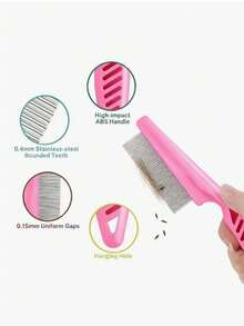 4件套专业除虱除白发梳套装 - 彩色 - 查看 2