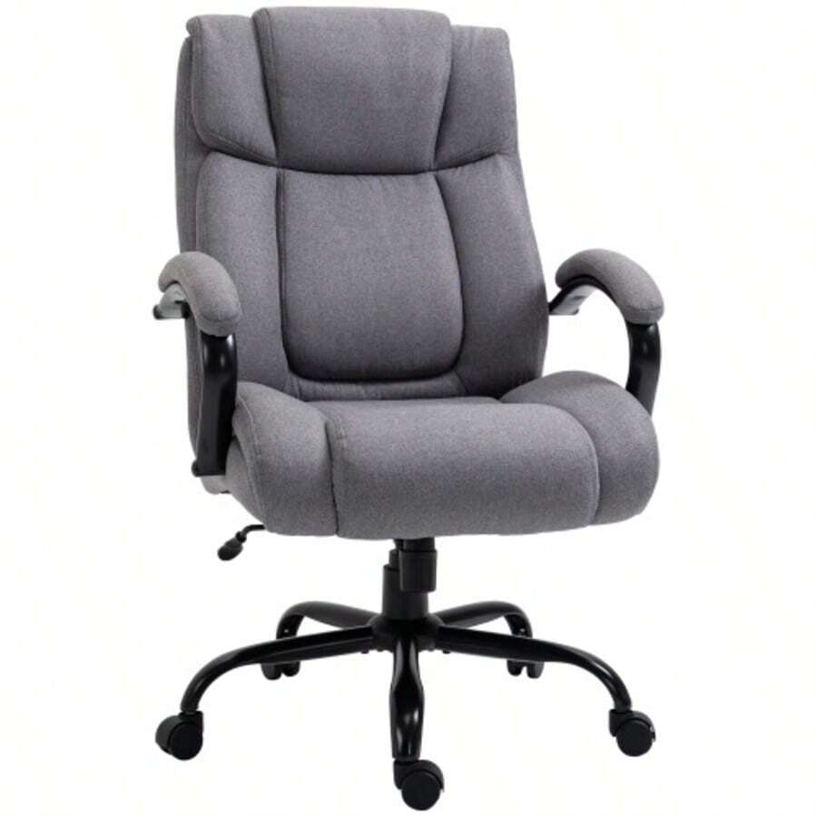 Office Chair, Gaming Chair, Swivel Chair, Rocking Chair, Ergonomic Chair With Thick Padding, 220 Kg Load Capacity - Grey - View 1