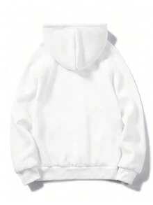 Aged Washed Cotton Crew Neck 280g Double-Sided Printing Artistic Anti Sociel Social Club Trevis Scott Collab Graphic SouljaConcertHalloweenGothicVintageStreetwear Graphic009-ABgraphic Hoodies For Men Black Hoodie For Women Men's Hoodie - 白色 - 查看 3