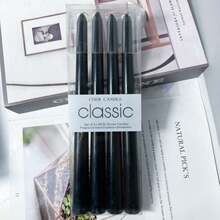 10-Inch Dripless Taper Candle Set (4pcs) - Cocoa Brown Taper Candles, Perfect For Spring - Smokeless, Odorless, Long Burning Time - Hand-Poured, Colorful Candle Holders - Chocolate Color - Multicolor - View 24