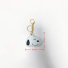 1pc Leather Cartoon Animal Charm Pendant, Mascot Keychain, Phone Pendant, New Year Gift, Valentine's Day Gift, Easter Gift[Stochastic Style] - Multicolor - View 7