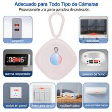 Mini Hidden Spy Detector, Infrared Hidden Detector, Rechargeable, Three Modes, For Use In Fitting Rooms, Hotels And Rental Homes - White - View 3