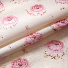 HXARTMIS 1 Pc Pink Rose Valentine's Day Round Tablecloth With Tassel Pendants. It Also Functions As Table Protection, Being Dust-Proof And Stain-Resistant. Italian Terms: Tablecloth, Tablecloth, Birthday, White Tablecloth, Baptism, Pink Tablecloth, Stain-Resistant Tablecloth - Pink - View 4