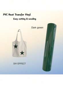 1 Roll, PVC Heat Transfer Vinyl Material, Size 30.5x60cm/30.5x102cm, Iron-On DIY, Suitable For T-Shirts, Easy To Cut And Smooth Surface, Embroidery Patch Iron-On Heat Transfer Patch, Applicable For Jackets, Clothing, Backpacks, Jeans, T-Shirts, Etc. - Multicolor - View 167