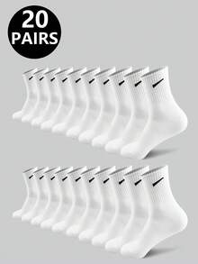 5/10 双男士黑白户外运动短袜，春夏 - 彩色 - 查看 21