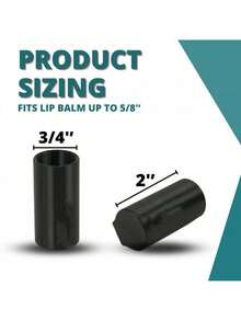 Black Car Lipstick Holder | No Drilling Popular Vehicle Lip Balm Storage Rack - Black - View 5