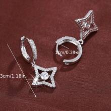 Luxury Zirconia Stud Earrings, Elegant High-End Earrings, Refined And Fashionable Earrings For Women - Multicolor - View 5