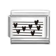 1件雕刻DIY意大利模块化手链，饰有动物、樱桃、爱心、星星元素，适合作为派对礼物送给朋友/情侣，适用于圣诞节、新年、万圣节、情人节，设计精美，不锈钢材质，本土制造，实用时尚，圣诞节和万圣节必备，沉稳的秋日色调，圣诞风格 - M286132 - 查看 20