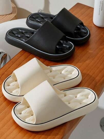 男女通用EVA轻便防滑速干透气浴室拖鞋，适合夏季室内居家使用，浴室、游泳池、淋浴间均可穿着，抗菌防臭，时尚情侣款，也适合居家、酒店、沙滩穿着，母亲节礼物，卧室装饰，花园，厨房装饰，夏季，海滩，旅行必备，房间装饰，柔软舒适，毕业季礼物