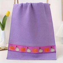 2/6pcs Large Size Kitchen Dishcloth, Super Soft Cotton Absorbent Cleaning Cloth, Bright Color Tea Towel, For Washing And Drying Dishes And Household Use - 38*66cm - View 4