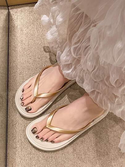 YOUMGL 男士夏季人字拖，防滑EVA人字拖凉鞋，户外鞋，沙滩鞋，拖鞋