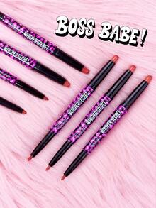 MISSLYN-Whisper Secret 二合一唇线笔/唇膏，哑光双头唇线笔，柔滑哑光唇膏，哑光唇妆套装（含唇线笔），持久防水24小时持妆，唇线笔/唇膏组合 - #06 - 查看 8