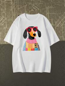 Camisa Camiseta Algodão Premiun Dog Estilo Eclusiva 2026 - Branco - Visão 1