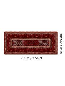 Bohemian Carpet Style Table Mat Bohemian Geometric Red Game Mouse Pad With Stitched Edge Non-Slip Rubber Base Big Mouse Pad Office Computer Keyboard Laptop Home - Multicolor - View 18