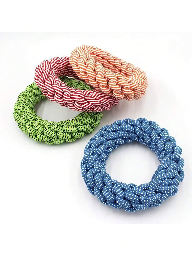 Durable Anti-Chew Knotted Dog Toy | Heavy Duty Interactive Teeth Cleaning Toy For Medium & Large Dogs - Super Tough Bite Resistance, Suitable For Tug Of War And Solo Play, Long-Lasting Chew Resistant - Multicolor - View 5