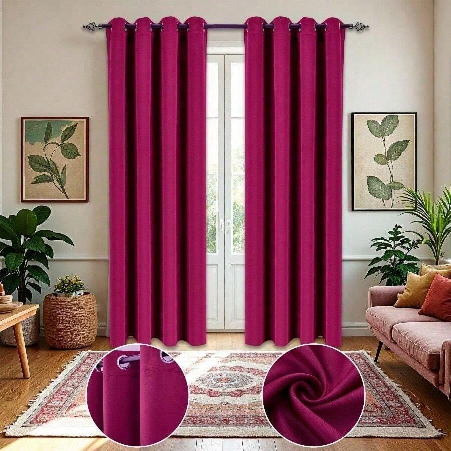 Vorhänge - Burgund - Übersicht 1