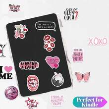 50 piezas Pegatinas retro Y2K, pegatinas artísticas, pegatinas geniales, pegatinas estéticas, pegatinas de graffiti KPOP, pegatinas de vinilo resistentes al agua, adecuadas para botellas de agua, portátiles, teléfonos, monopatines, scrapbooks, diarios, excelentes como regalos, suministros para scrapbooking, pegatinas divertidas, pegatinas para portátiles, pegatinas para Kindle, pegatinas para teléfonos - M - Ver 7