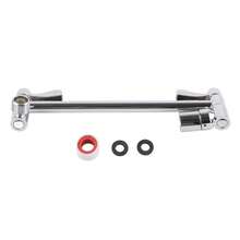 Soporte de montaje en pared con brazo de extensión de ducha arqueado ajustable, adecuado para cabezales de ducha de baño. - A - Ver 6