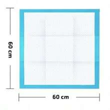100 قطعة وسادات تدريب الكلاب فائقة الامتصاص، وسادات بول الجراء مانعة للتسرب 45x60 سم/60x60 سم/60x90 سم، وسادات مرحاض قابلة للتخلص السريع للكلاب والقطط والأرانب والحيوانات الأليفة الصغيرة، حماية الأرضية - 60*60 - مشاهدة 3
