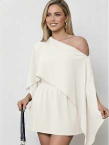 Women's 3-Piece Set, Blouse, Skort And Top In Duna Casual - White - View 1