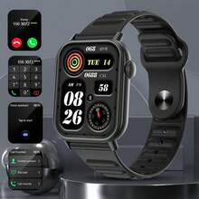 Reloj inteligente multifuncional de moda LIGE, resistente al agua para uso diario, con múltiples modos deportivos, pronóstico del tiempo, alarma, notificación de llamadas, reproducción de música, seguimiento de actividad. Reloj inteligente multifuncional adecuado para un estilo de vida activo. - Negro - Ver 14