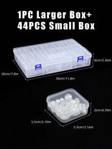 DIY Diamond Painting Storage Box - Premium Multi-Layer Storage Box Suitable For Rhinestones, Mosaic Tiles, Nail Art Decorations And Craft Supplies - Portable Beading Box With Adjustable Dividers - Perfect For Diamond Embroidery, Jewelry Making And DIY Projects (Large Capacity) - Multicolor - View 20