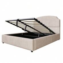 Bed Bases & Foundations - Beige + Upholstered + 140cm*200cm - View 10
