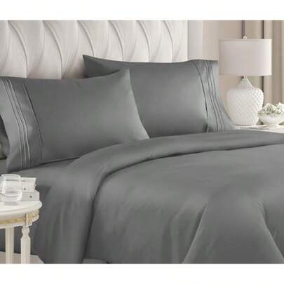 Grace King Size Duvet Cover Sets Premium Microfiber Kingsize Duvet Cover Sets 230 X 220 Cm 3 Pcs - Ultrasoft Hypoallergenic Reversible Quilt Cover Non Iron Luxury Bedding Set With Zipper Closure