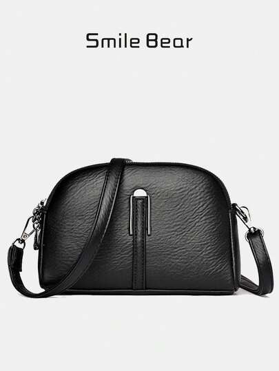 2026新款女士时尚斜挎包，时尚百搭的高端钱包，专为中年妈妈设计，便携轻巧，可收纳零钱和手机，多场景二合一单肩包/手拿包，完美适用于日常通勤、购物、旅行和聚会。