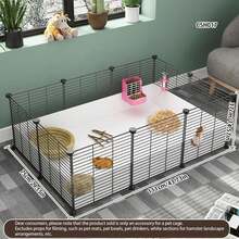 Easy Assembly Hamster Fence, Freely Assembled Small Animal Cage, Rabbit Fence, Indoor Home Use - Multicolor - View 2