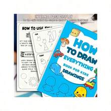This Creative Drawing Workbook Contains Over 200 Steps, Serving As An Art Learning Resource And Educational Art Activity Manual. It Fosters Creativity And Fine Motor Skills, Suitable For Various Art Learning Scenarios. It Can Be Used For Creative Doodling, As Supplementary Material For After-School Art Practice, Or As A Basic Introductory Textbook For Art Studios. It Supports The Growth Of Art Enthusiasts While Cultivating Their Creativity And Fine Motor Skills. - 藍色 - 查看 6