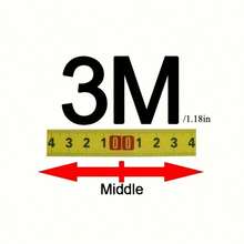 5m Retractable Measuring Tape, Yellow Self-Adhesive, Metric Scale, Dual-Sided Reading, Center Start, 12.5mm Wide Flexible Fit, Suitable For DIY And Sewing - Self-adhesive Measuring Tape - View 23