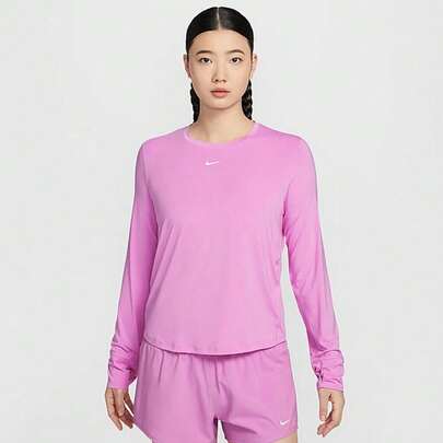 Nike 女士 AS W NK ONE CLASSIC DF LS TOP 长袖T恤 针织圆领 TFN2802-503