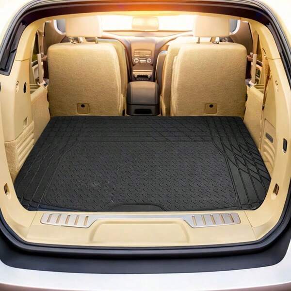 Alfombrilla impermeable para maletero de coche, alfombra impermeable para mascotas, resistente al desgaste y antideslizante, fácil de limpiar, protección integral del interior del vehículo.