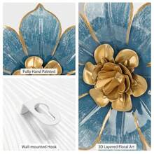 Wall Decor & Stickers - #1 Blue and Gold - View 1