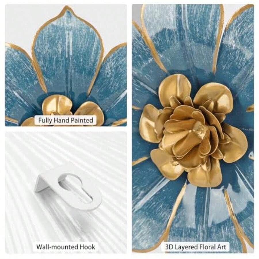 Wall Decor & Stickers - #1 Blue and Gold - View 1